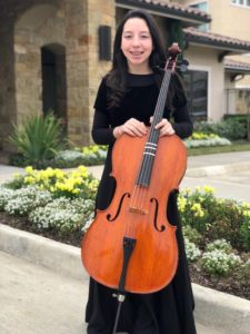 Congratulations to Daniela, for winning the Concerto Competition in the Katy Youth Symphony!